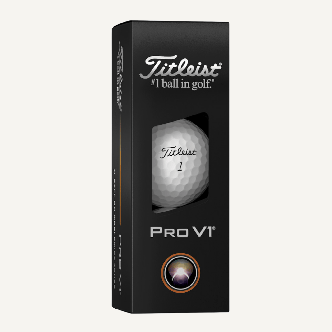 Golfbolde med navn - titleist pro v1 - progolf.dk Golfbolde Med Navn - Titleist Pro V1 - Billede 1